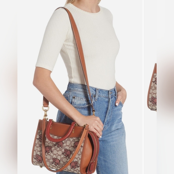 COACH Rogue 25 Elephant Applique Bag - Picture 12 of 16